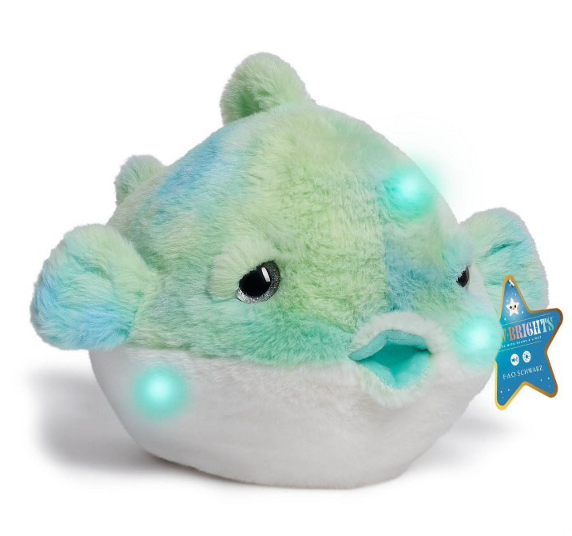 12" Toy Plush LED with Sound Blowfish